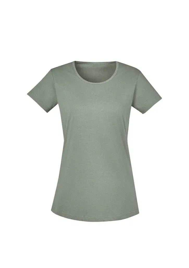 Womens Streetworx Tee Shirt ZH735 Work Wear Syzmik Slate XS